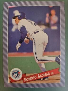 1993 Hostess Baseball Card #14 Roberto Alomar HOF - Toronto Blue Jays
